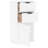 Mueble auxiliar con cajones ODDA blanco 40x24x79 cm madera