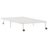 Estructura de cama sin colchón plegable blanco acero 107x203