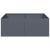 Jardinera acero gris antracita 80x80x30