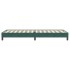 Cama box spring sin colchón verde oscuro terciopelo 80x220