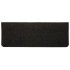 Alfombrilla autoadhesiva escalera 30 uds negro 65x24,5x3,5