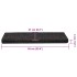 Alfombrilla autoadhesiva escalera 30 uds negro 65x21x4