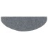 Alfombrilla autoadhesiva escalera 30 uds gris claro 65x21x4