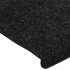 Alfombrilla autoadhesiva escalera 30uds antracita65x24,5x3,5