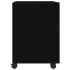 Archivador con ruedas madera contrachapada negro 45x38x54