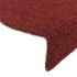 Alfombrilla autoadhesiva escalera 20 uds rojo 65x21x4