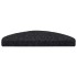 Alfombrilla autoadhesiva escalera 20 uds negro 65x21x4