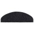 Alfombrilla autoadhesiva escalera 20 uds negro 65x21x4