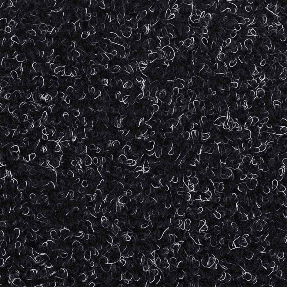 Alfombrilla autoadhesiva escalera 20 uds negro 65x21x4