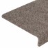 Alfombrilla autoadhesiva escalera 30 uds crema 65x21x4