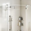 Cabezal ducha redondo efecto lluvia acero inoxidable 304 50 cm