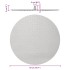 Cabezal ducha redondo efecto lluvia acero inoxidable 304 50