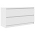 Mueble para TV madera contrachapada blanco 100x35x54