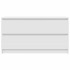 Mueble para TV madera contrachapada blanco 100x35x54