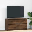 Mueble para TV madera contrachapada marrón roble 100x35x54 cm
