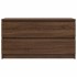 Mueble para TV madera contrachapada marrón roble 100x35x54