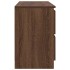 Mueble para TV madera contrachapada marrón roble 100x35x54