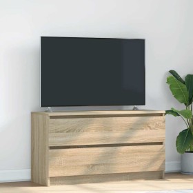 Mueble de TV madera de ingeniería roble Sonoma 100x35x54