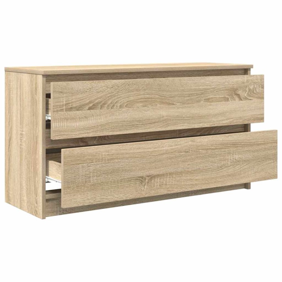 Mueble de TV madera de ingeniería roble Sonoma 100x35x54