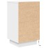 Mesilla de noche con luces LED blanca 38x34x65