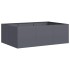Jardinera acero gris antracita 120x80x40