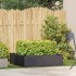 Jardinera acero negro 100x100x30