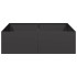 Jardinera acero negro 100x100x30