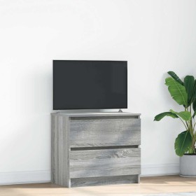 Mueble de TV madera de ingeniería gris Sonoma 60x35x54