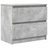 Mueble de TV madera de ingeniería gris hormigón 60x35x54