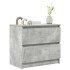 Mueble de TV madera de ingeniería gris hormigón 60x35x54
