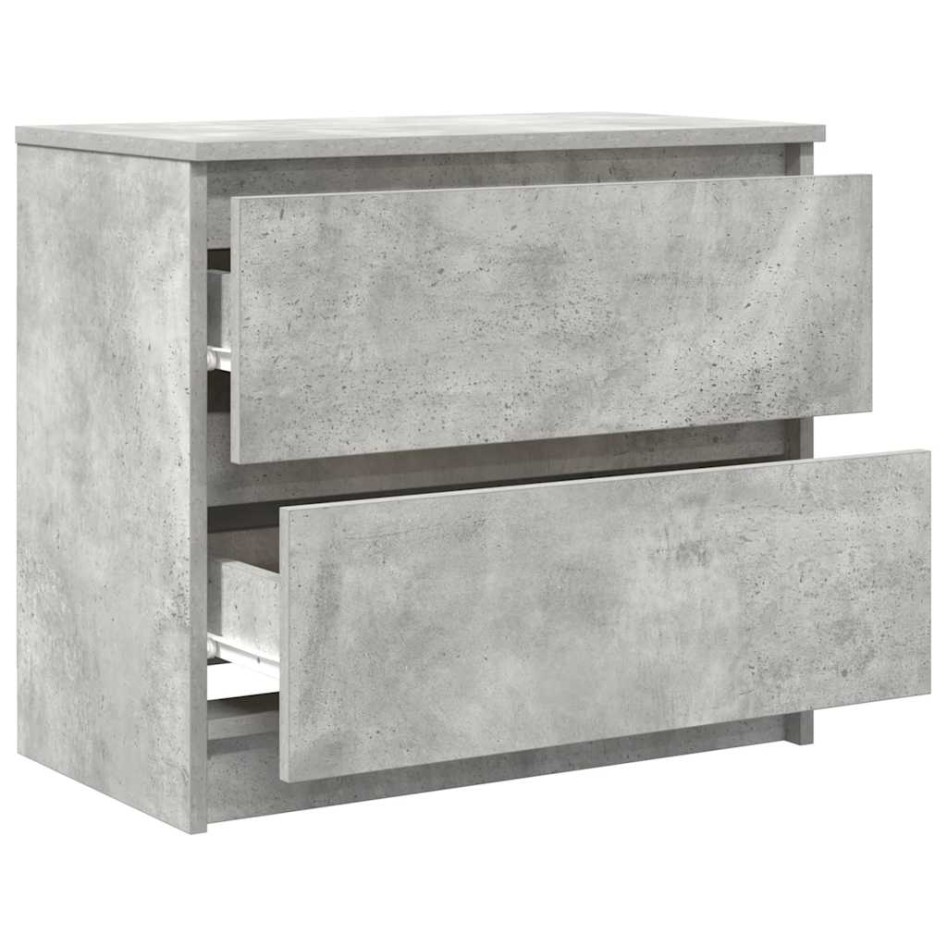 Mueble de TV madera de ingeniería gris hormigón 60x35x54