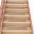 Alfombrillas escaleras autoadhesivas 30uds marrón claro