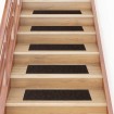 Alfombrillas escaleras autoadhesivas 30uds 76x20 cm