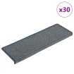 Alfombrilla escalera 30 uds 65x21x4 cm morado y azul