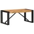 Mesa de centro 80x40x35 cm de madera maciza de