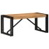 Mesa de centro 80x40x35 cm de madera maciza de