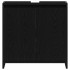 Armario de baño madera contrachapada negro roble 60x33x60