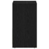 Armario de baño madera contrachapada negro roble 60x33x60