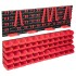 Kit de cajas de almacenaje 136 pzas paneles de pared