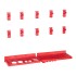 Kit de cajas de almacenaje 136 pzas paneles de pared