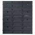 Kit de cajas de almacenaje 136 pzas paneles de pared