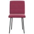 Sillas de comedor 2 unidades terciopelo rojo
