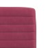 Sillas de comedor 2 unidades terciopelo rojo