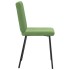 Sillas de comedor 2 unidades terciopelo verde