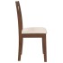 Sillas de comedor con cojines 2 uds madera maciza marrón