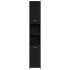Mueble de baño de madera de roble negro 30x30x183,5