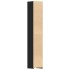 Mueble de baño de madera de roble negro 30x30x183,5
