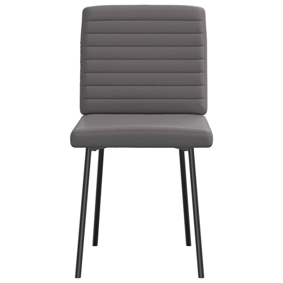 Sillas de comedor 2 unidades cuero sintético