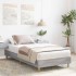 Estructura de cama sin colchón madera gris Sonoma 75x190