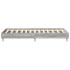 Estructura de cama sin colchón madera gris Sonoma 75x190